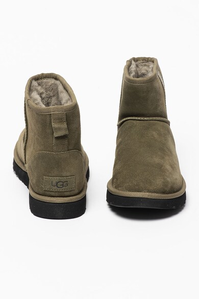 UGG Ghete din piele intoarsa fara inchidere Classic Mini Femei