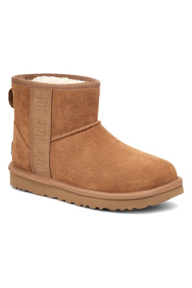 UGG Ghete din piele intoarsa fara inchidere Classic Mini Femei