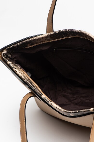 Pierre Cardin Geanta shopper de piele ecologica cu insertii cu model piele de sarpe Femei