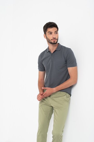 Liu Jo Tricou polo de bumbac cu aspect piqué Barbati