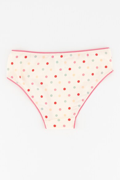 United Colors of Benetton Underwear Set 2 piese lenjerie intima, fete, cu caractere Peanuts, Alb/Roz Fete