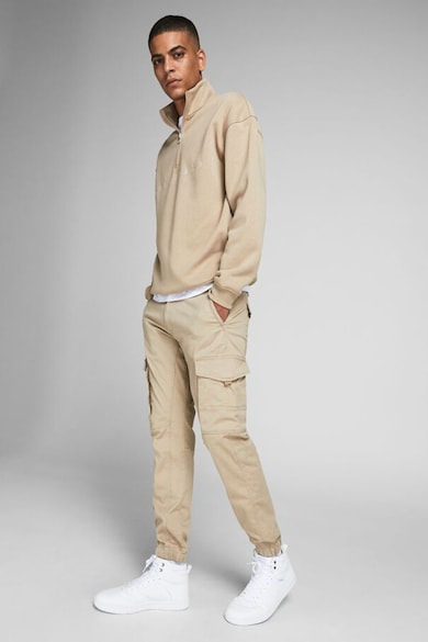 Jack & Jones Pantaloni cargo cu buzunare oblice Barbati