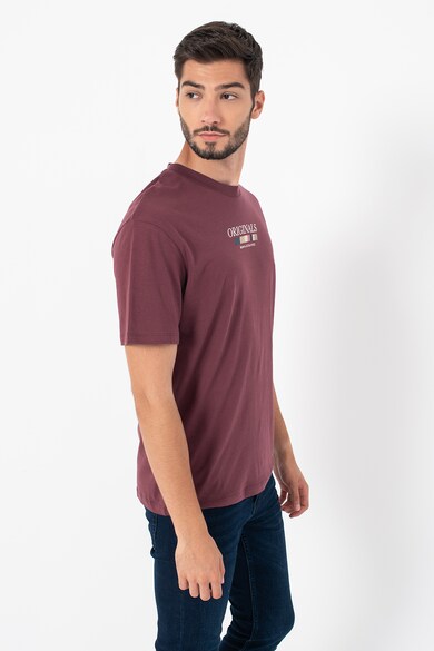 Jack & Jones Tricou cu decolteu la baza gatului si logo Clay Barbati