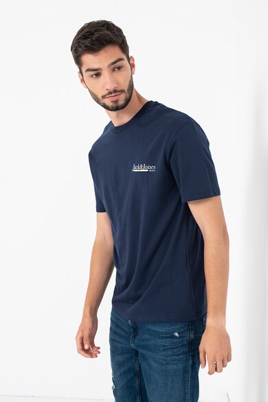 Jack & Jones Tricou cu decolteu la baza gatului si logo Clay Barbati