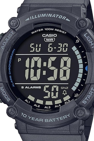 Casio Електронен часовник с пласмасова каишка Мъже