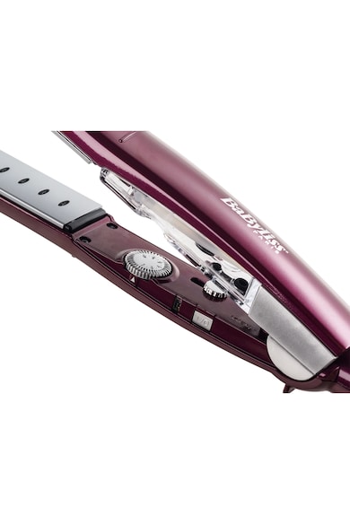 BaByliss Placa de indreptat parul  Pro Steam Ceramic Intense , 10 trepte de temperatura, 230 grade, Invelis ceramic si titan, Mov Femei