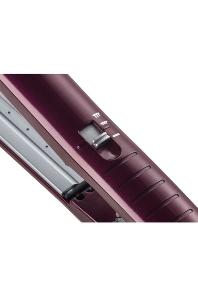 BaByliss Placa de indreptat parul  Pro Steam Ceramic Intense , 10 trepte de temperatura, 230 grade, Invelis ceramic si titan, Mov Femei