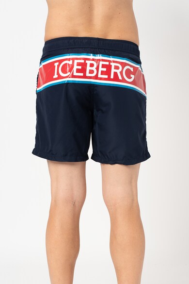 Iceberg Pantaloni scurti de baie cu snur in talie Barbati