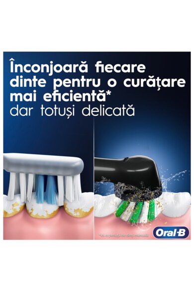 Oral-B Set 2 x Periuta de dinti electrica  Pro 3 Cross Action, Curatare 3D, 3 programe, 1 incarcator Femei