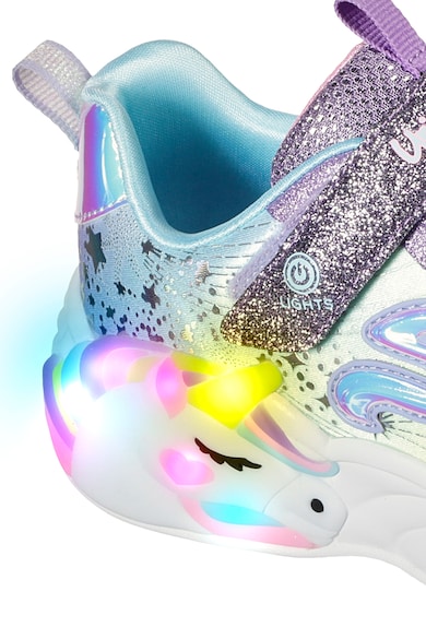 Skechers Pantofi sport cu LED-uri Unicorn Dreams Fete