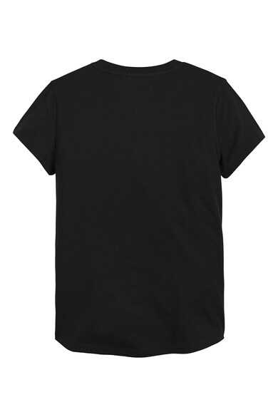 Tommy Hilfiger Tricou de bumbac organic cu imprimeu logo pe piept Fete