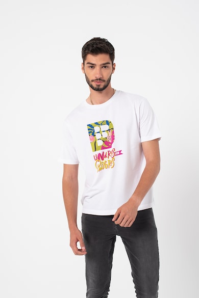 Fashion Days Tricou unisex de bumbac organic cu imprimeu grafic Femei