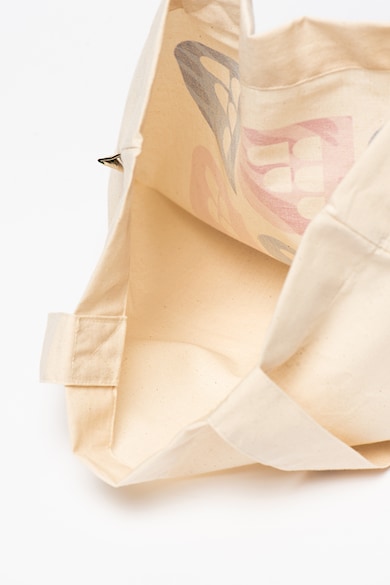 Fashion Days Tote fazonú logós organikuspamut táska női
