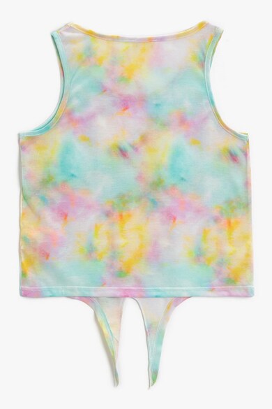 KOTON Top cu model tie-dye si detaliu nod Fete