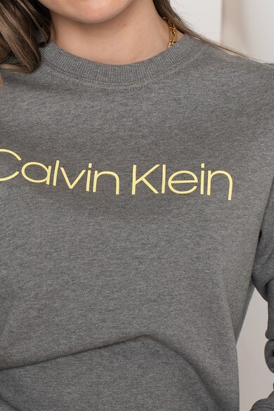 CALVIN KLEIN Bluza sport de bumbac organic cu logo Femei