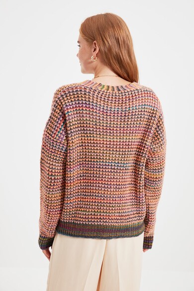 Trendyol Cardigan lejer cu model colorblock Femei