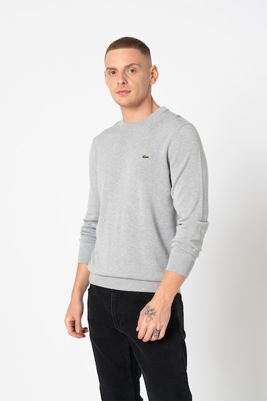 Lacoste Пуловер от органичен памук с овално деколте Мъже