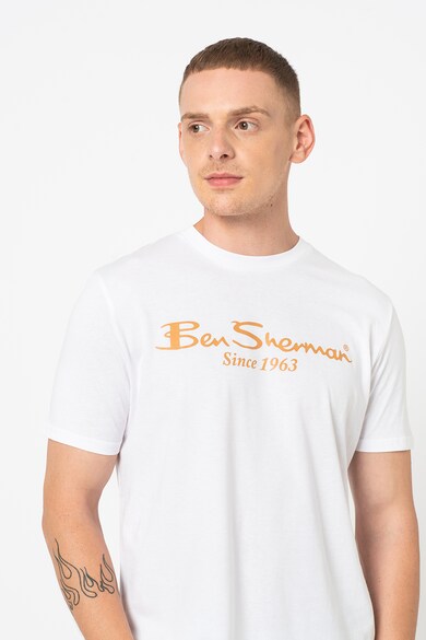 Ben Sherman Памучна тениска с лого - 3 броя Мъже