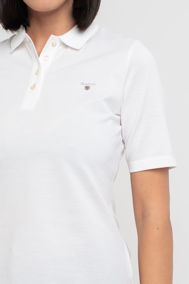 Gant Tricou polo din pique cu logo mic brodat Femei