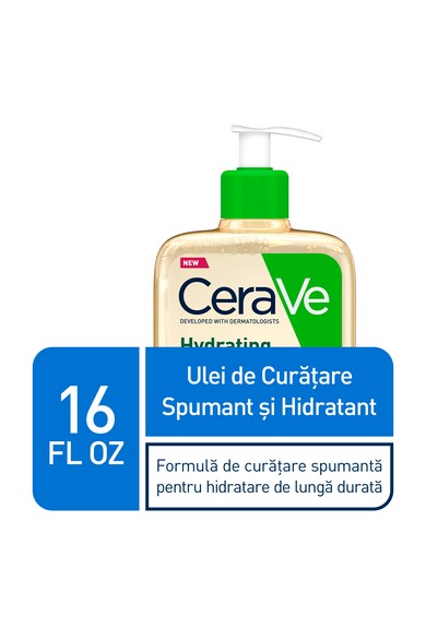 CeraVe Ulei de curatare spumant si hidratant  fata si corp, pentru piele normal-uscata, 473 ml Femei