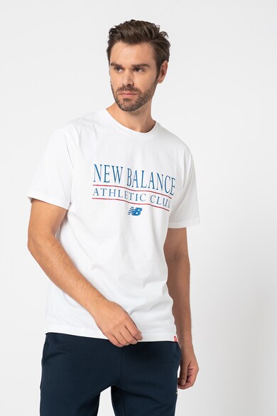 New Balance Суитшърт Essentials с овално деколте и лого Мъже