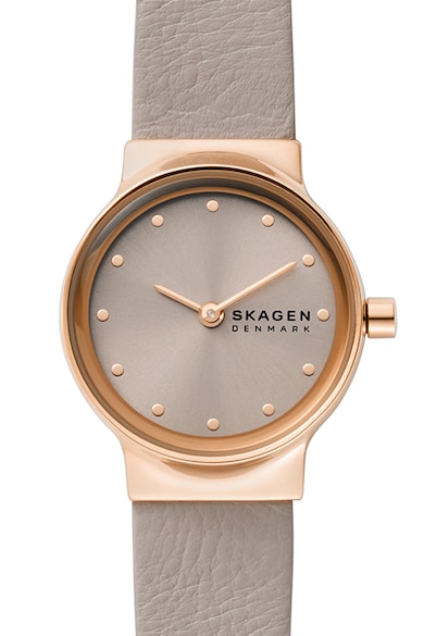 Skagen Ceas quartz cu o curea de piele Femei