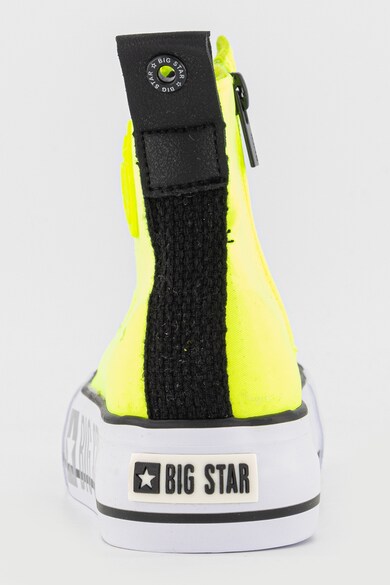 Big Star Tenisi mid-high flatform cu detalii logo Femei