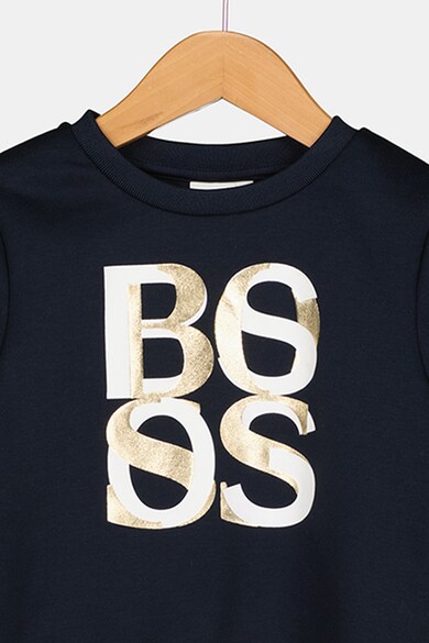 BOSS Kidswear Суитшърт с метализирано лого Момичета