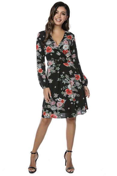 Miss One Rochie cu imprimeu floral si o curea asortata Femei