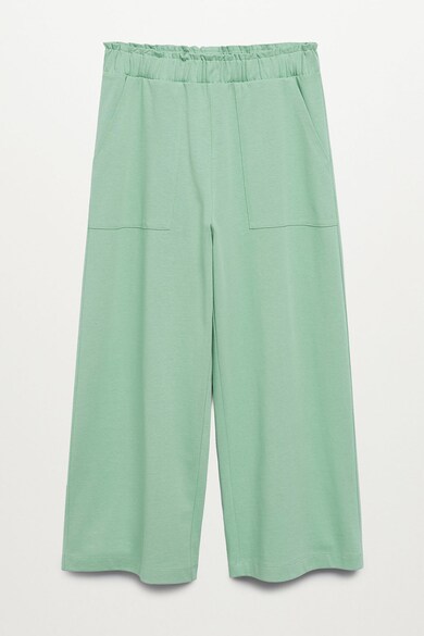 Mango Pantaloni 3/4 din jerseu cu talie elastica Clay Femei