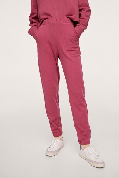 Mango Pantaloni jogger cu buzunare oblice Splong Femei