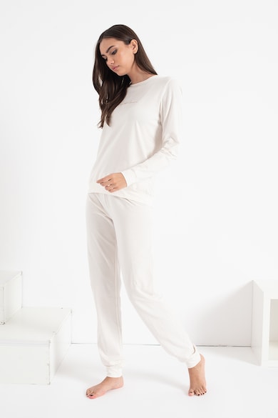 Emporio Armani Underwear Pijama cu aplicatii cu strasuri Femei