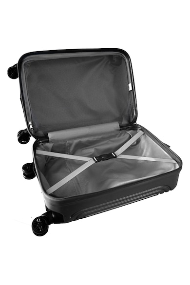 Kring INVICTUS Gurulós bőrönd szett, 3 darab, ABS, S+M+L, Fekete női