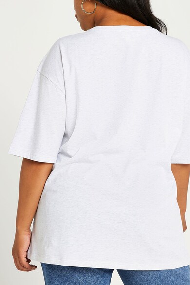 RIVER ISLAND Тениска плюс размер с овално деколте Жени