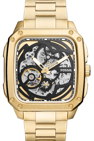 Fossil Автоматичен часовник от инокс Мъже