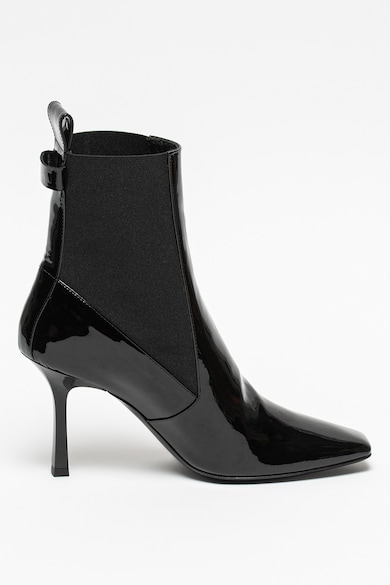 MSGM Botine Chelsea de piele lacuita Femei