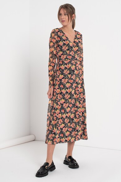 NA-KD Rochie midi petrecuta cu imprimeu floral Femei