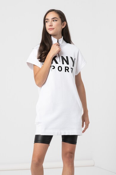 DKNY Rochie sport cu fenta cu fermoar, pentru fitness Femei