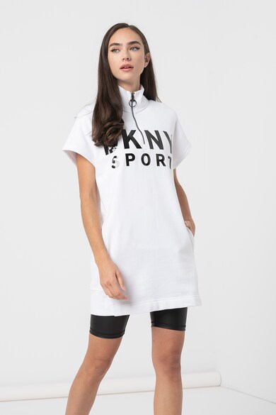 DKNY Rochie sport cu fenta cu fermoar, pentru fitness Femei