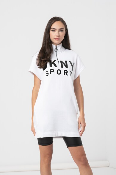 DKNY Rochie sport cu fenta cu fermoar, pentru fitness Femei