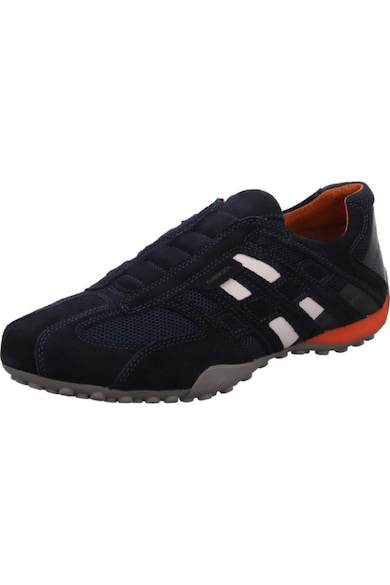 Pantofi sport barbati Snake - Piele - Albastru inchis - Albastru inchis