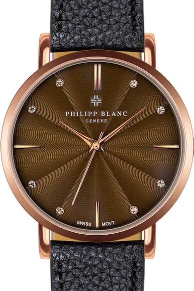 Philipp Blanc Часовник с кожена каишка Жени