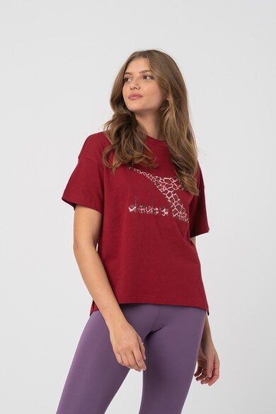 Diadora Tricou de bumbac organic cu imprimeu logo Lush Femei