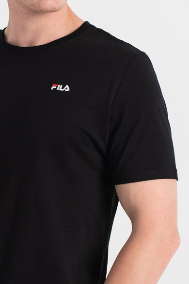 Fila Tricou din bumbac organic cu decolteu la baza gatului Edgar Barbati