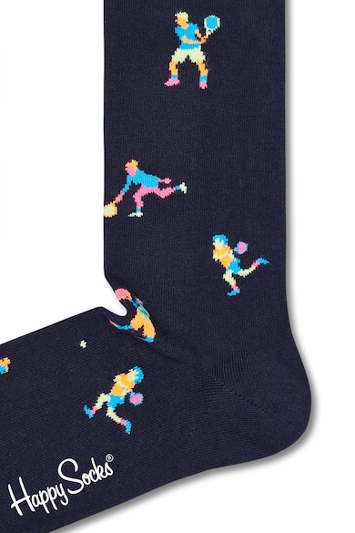 Happy Socks Hosszú szárú uniszex mintás zokni szett - 3 pár férfi