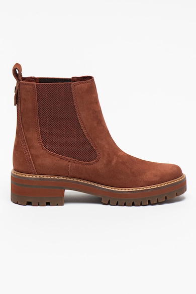 Timberland Ghete Chelsea de piele nabuc Courmayer Valley Femei