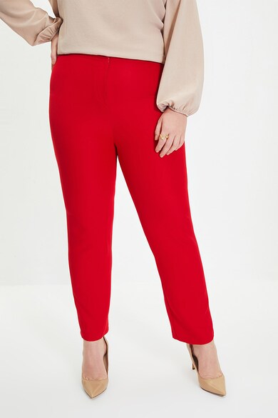 Trendyol Pantaloni crop cu talie inalta Femei