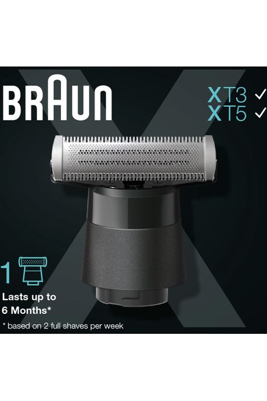 Braun Rezerva aparat hibrid de barbierit si tuns barba  Series X XT10, Negru Barbati