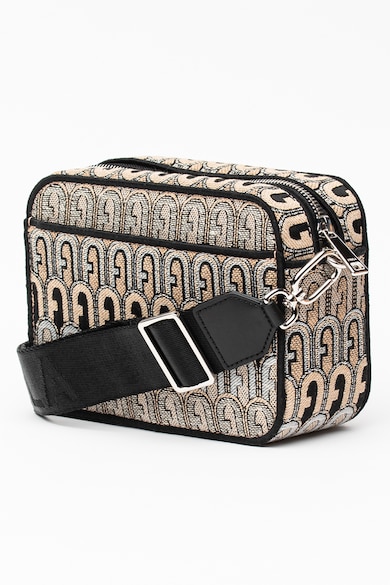 Furla Geanta crossbody mica din jacquard Real Femei