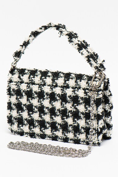 Furla Geanta crossbody mini cu model houndstooth si insertii din piele 1927 Femei